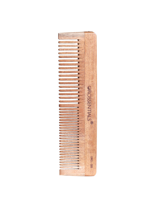 Neem Wooden Comb-Two In One [ORO-008]