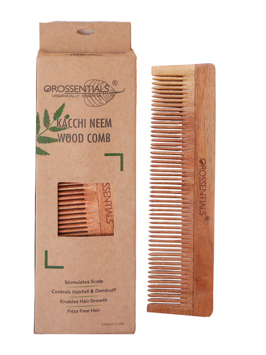 Wooden Comb- Single Teeth