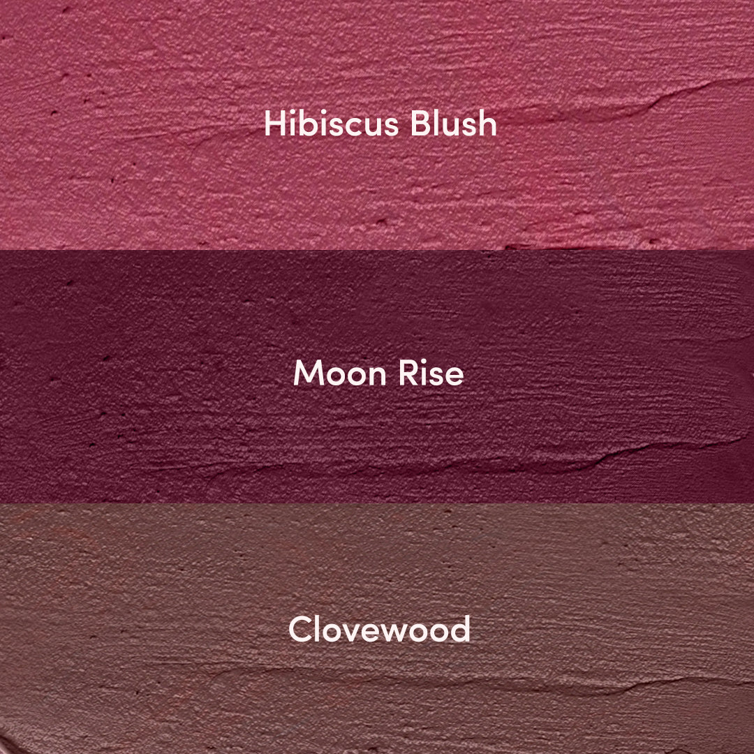 Make It Fusion (clovewood + hibiscus + moon rise) Mini Lipstick Combo