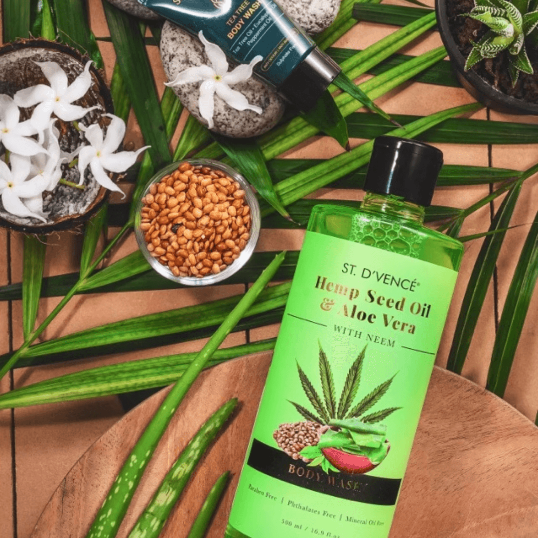 Hemp Seed & Aloe Vera Body Wash (500ml)