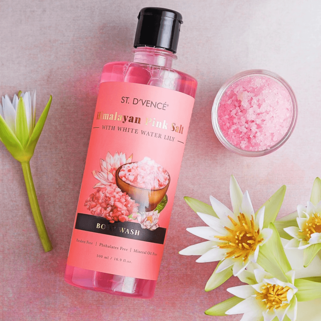 Himalayan Pink Salt With White Water Lily Body Wash (500ml)