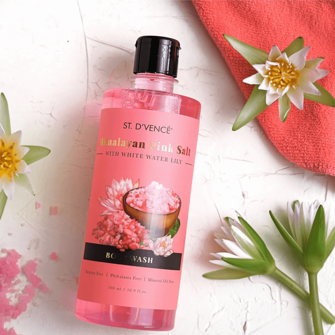 Himalayan Pink Salt With White Water Lily Body Wash (500ml)