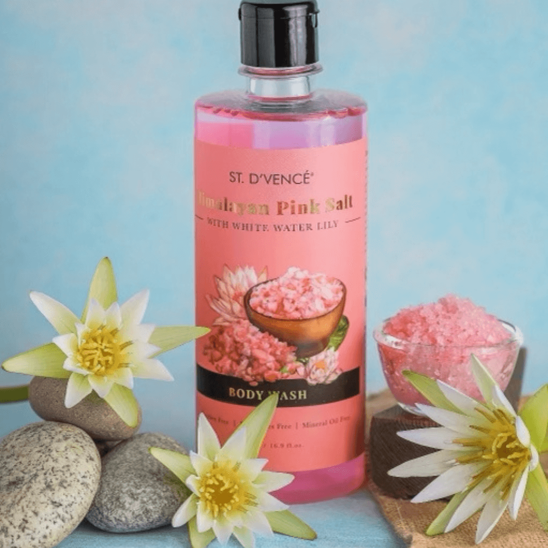 Himalayan Pink Salt With White Water Lily Body Wash (500ml)
