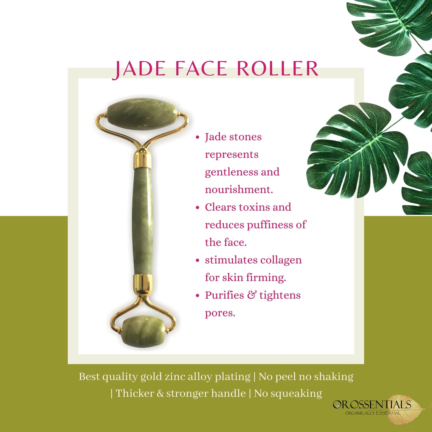 Jade face roller