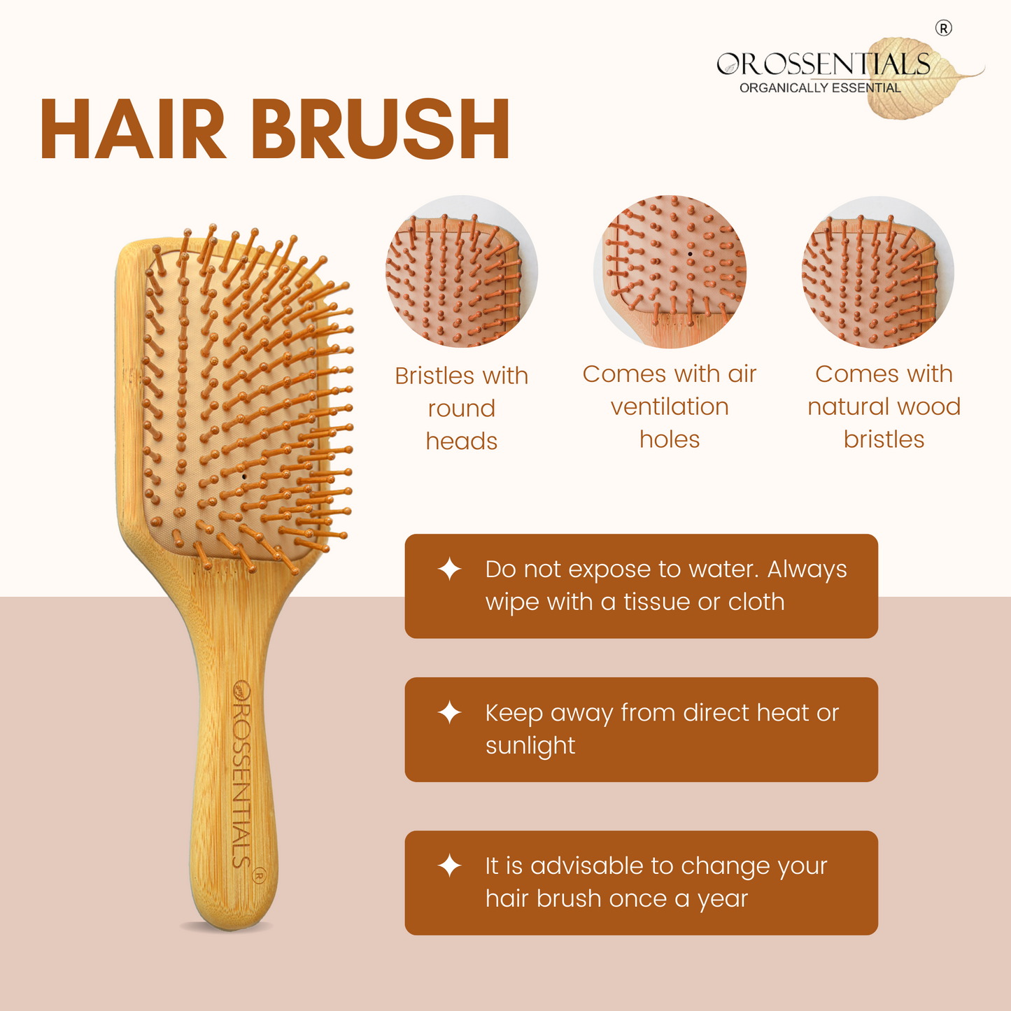 Hair brush & Body brush- Combo